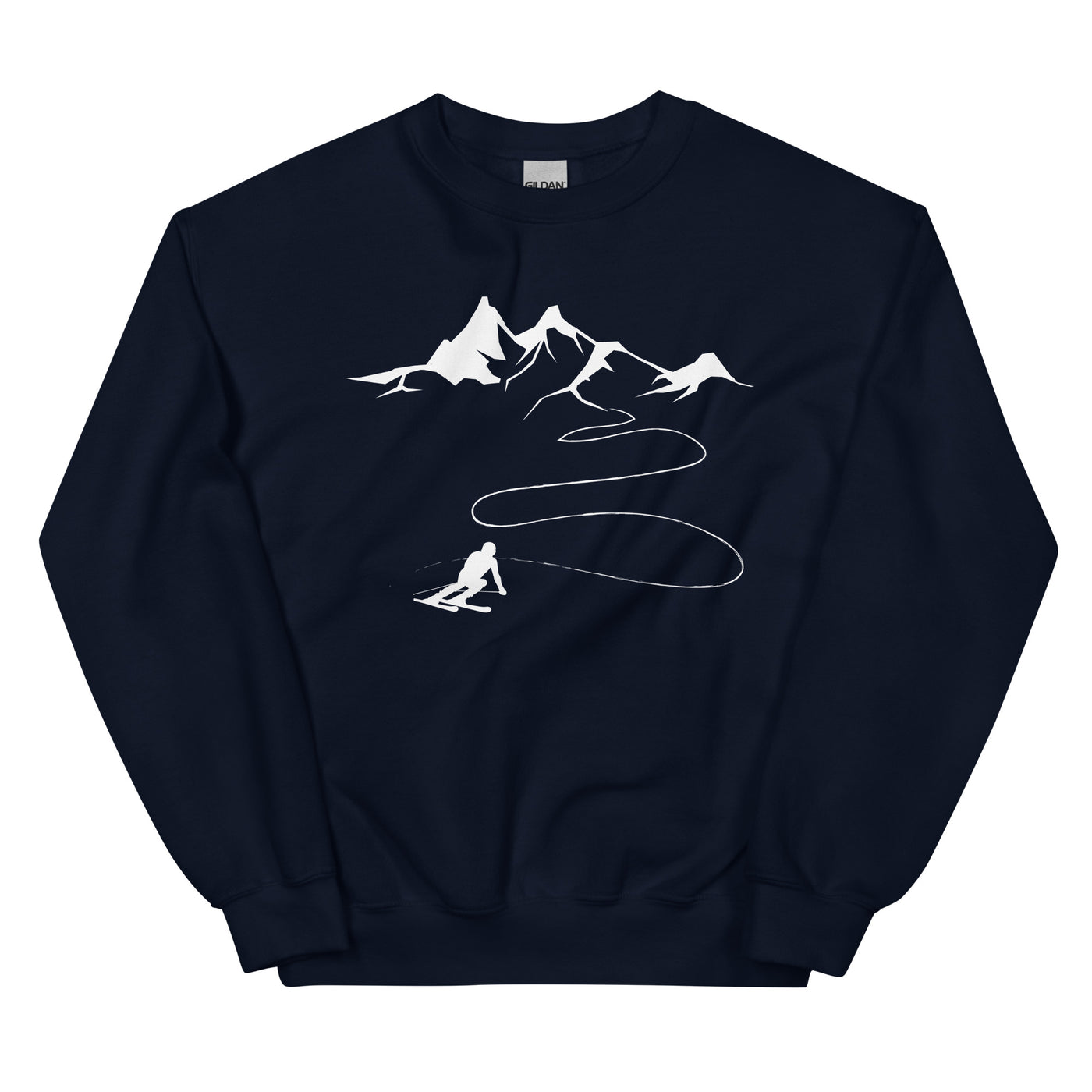 Berge - Skifahren - Sweatshirt (Unisex) klettern ski xxx yyy zzz Navy