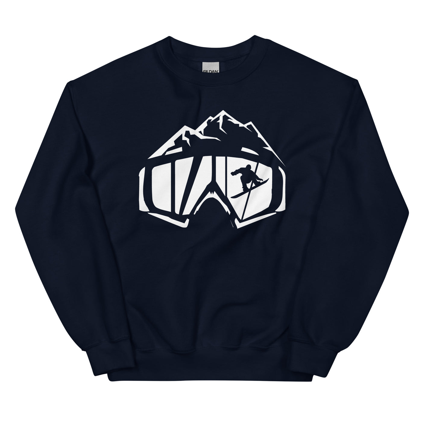 Berge - Snowboarding - (14) - Sweatshirt (Unisex) snowboarden xxx yyy zzz Navy