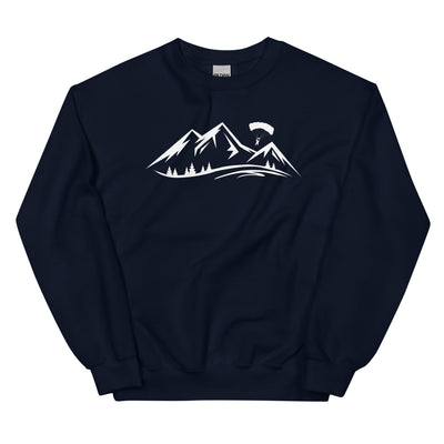 Berge und Paragleiten - Sweatshirt (Unisex) berge xxx yyy zzz Navy