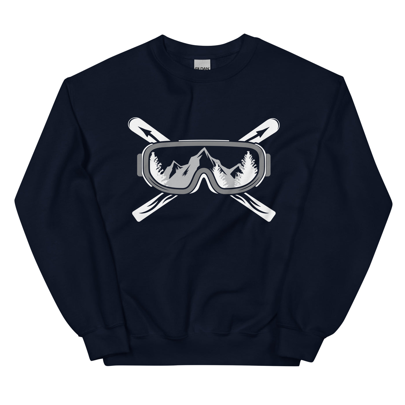 Berge Skier - Sweatshirt (Unisex) klettern ski xxx yyy zzz Navy