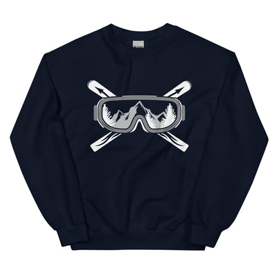 Berge Skier - Sweatshirt (Unisex) klettern ski xxx yyy zzz Navy