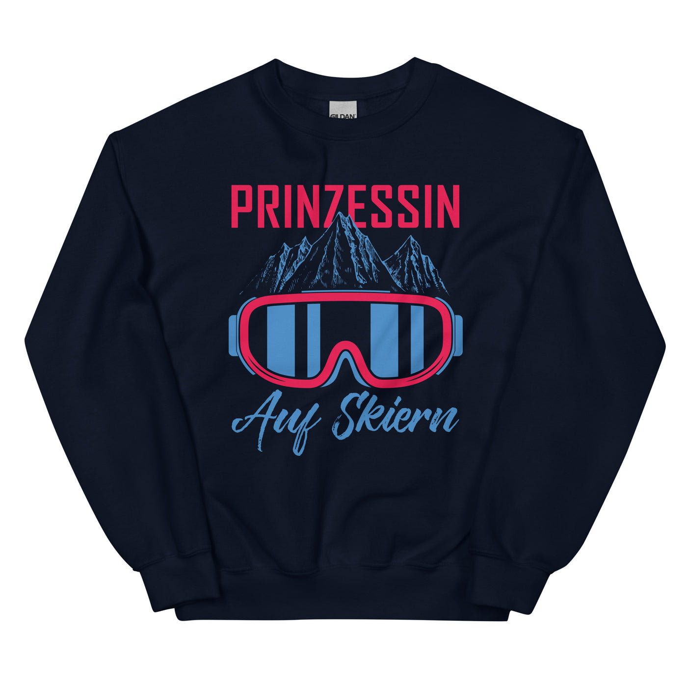 Prinzessin auf Skiern - (S.K) - Sweatshirt (Unisex) klettern xxx yyy zzz Navy