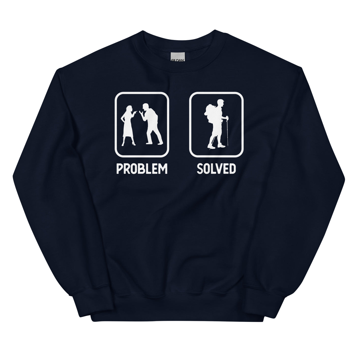 Problem Solved - Wandern - Sweatshirt (Unisex) wandern xxx yyy zzz Navy