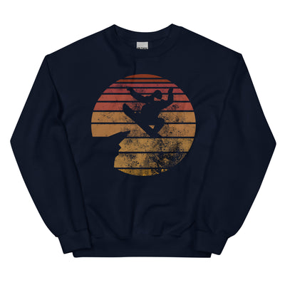 Retro - Snowboarding - Sweatshirt (Unisex) snowboarden xxx yyy zzz Navy