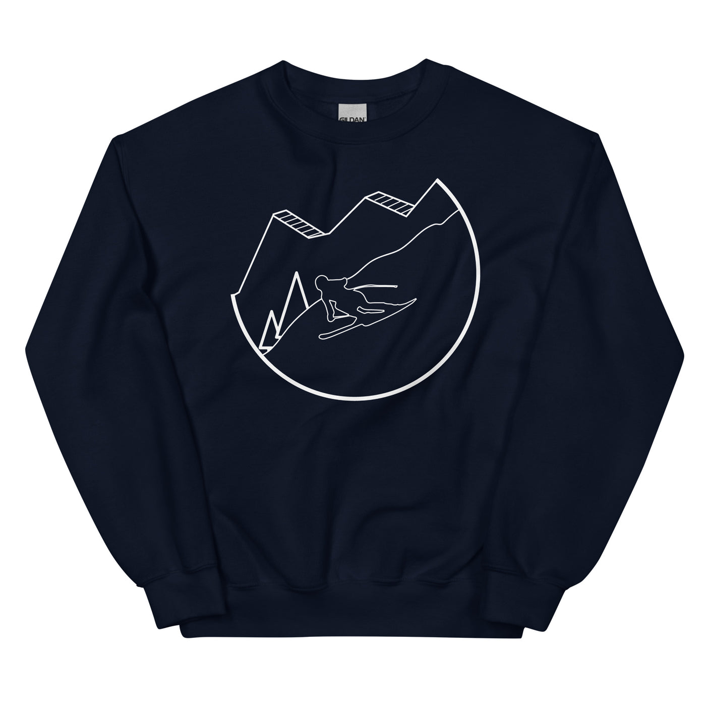 Skifahren - (49) - Sweatshirt (Unisex) klettern ski xxx yyy zzz Navy