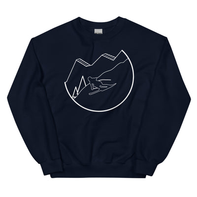 Skifahren - (49) - Sweatshirt (Unisex) klettern ski xxx yyy zzz Navy