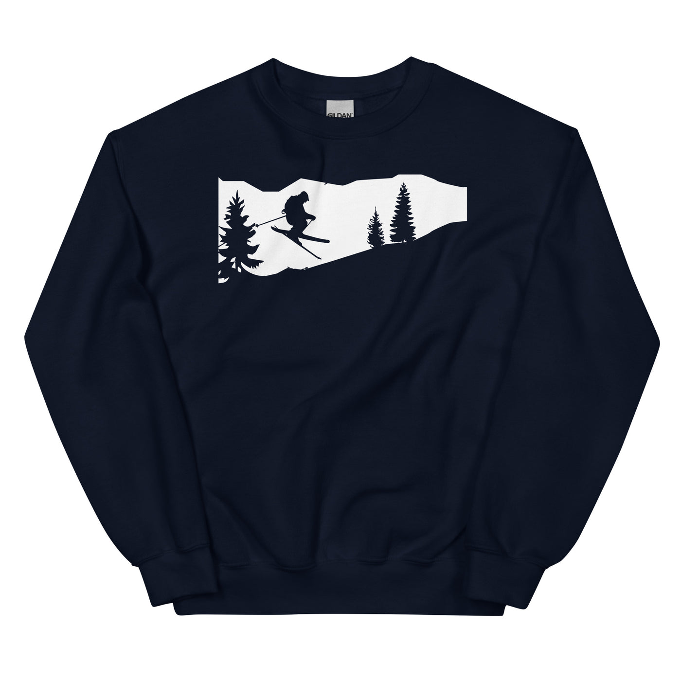 Skifahren - (51) - Sweatshirt (Unisex) klettern ski xxx yyy zzz Navy