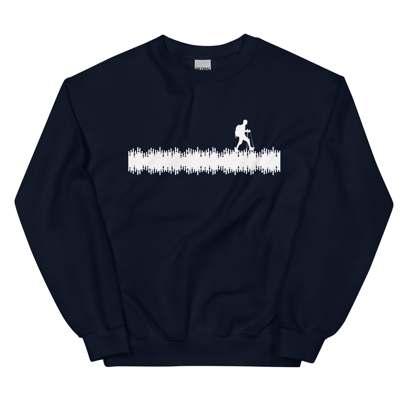 Schallwellen - Wandern - Sweatshirt (Unisex) wandern xxx yyy zzz Navy