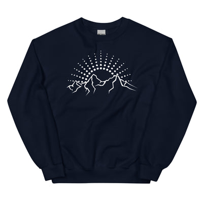 Sonne - Berge - Sweatshirt (Unisex) berge xxx yyy zzz Navy