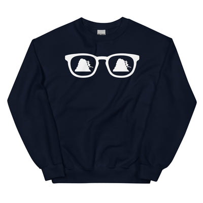 Sonnenbrille und Klettern 1 - Sweatshirt (Unisex) klettern xxx yyy zzz Navy