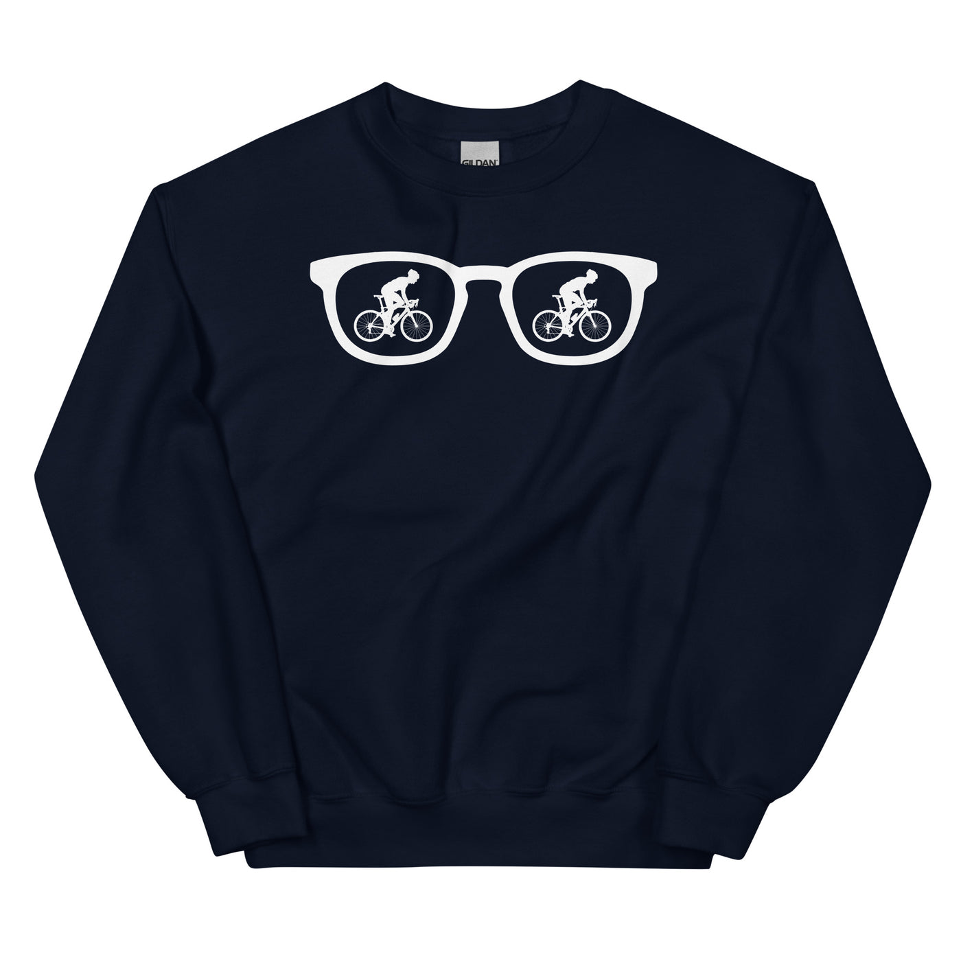 Sonnenbrille und Radfahren 1 - Sweatshirt (Unisex) fahrrad xxx yyy zzz Navy