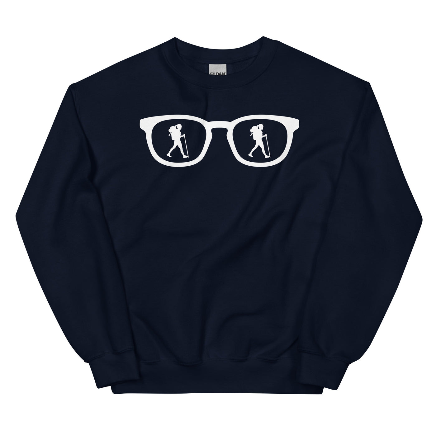 Sonnenbrille und Wandern 1 - Sweatshirt (Unisex) wandern xxx yyy zzz Navy