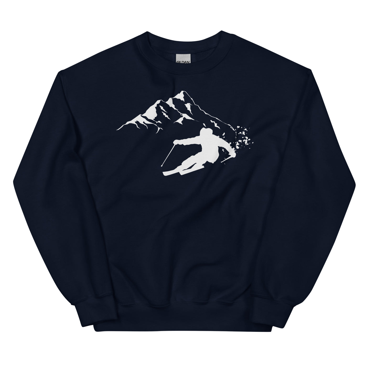 Tiefschnee Skier - Sweatshirt (Unisex) klettern ski xxx yyy zzz Navy