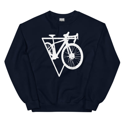 Dreieck - Radfahren - Sweatshirt (Unisex) fahrrad xxx yyy zzz Navy