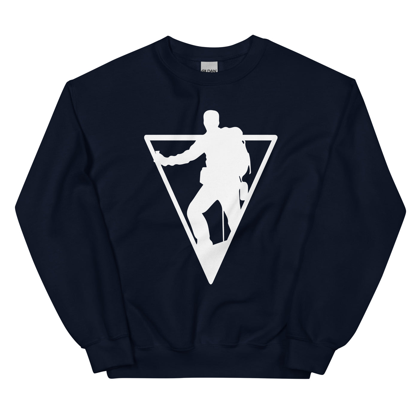 Dreieck - Wandern - Sweatshirt (Unisex) wandern xxx yyy zzz Navy