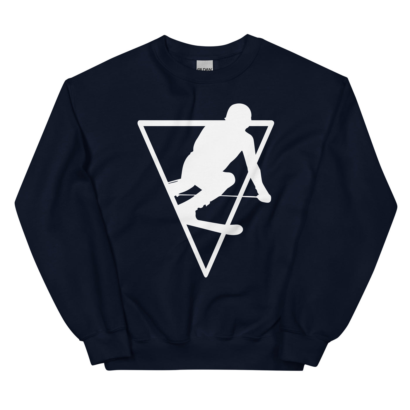 Dreieck - Skifahren - Sweatshirt (Unisex) klettern ski xxx yyy zzz Navy