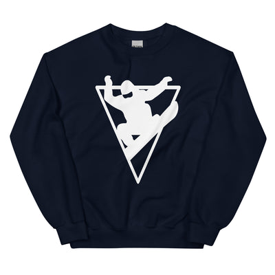 Dreieck - Snowboarding - Sweatshirt (Unisex) snowboarden xxx yyy zzz Navy