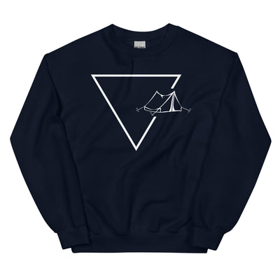 Dreieck 1 und Camping - Sweatshirt (Unisex) camping xxx yyy zzz Navy