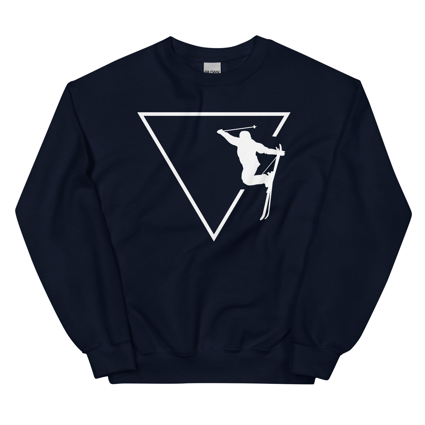 Dreieck 1 und Skifahren - Sweatshirt (Unisex) klettern ski xxx yyy zzz Navy