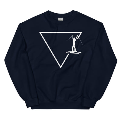 Dreieck 1 und Skifahren - Sweatshirt (Unisex) klettern ski xxx yyy zzz Navy