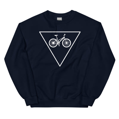 Dreieck und Fahrrad - Sweatshirt (Unisex) fahrrad xxx yyy zzz Navy