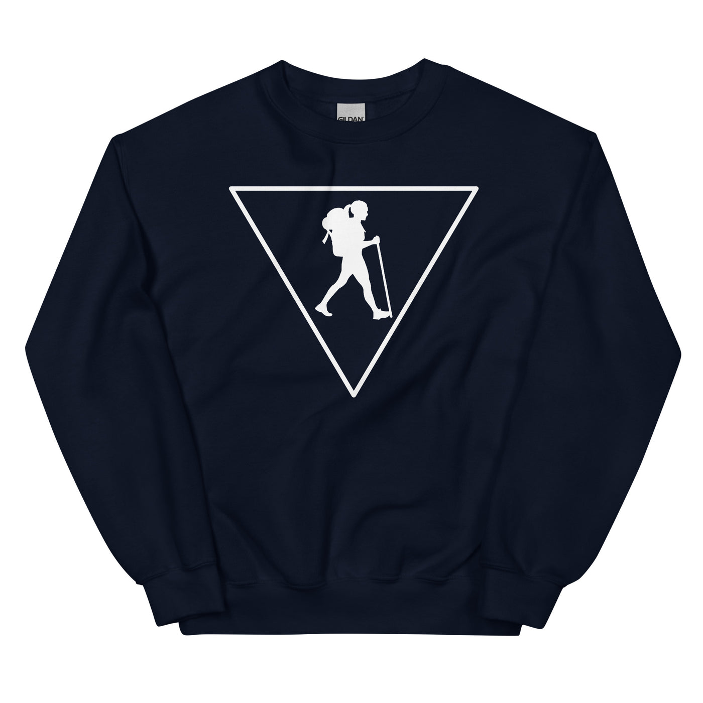 Dreieck und Wandern - Sweatshirt (Unisex) wandern xxx yyy zzz Navy