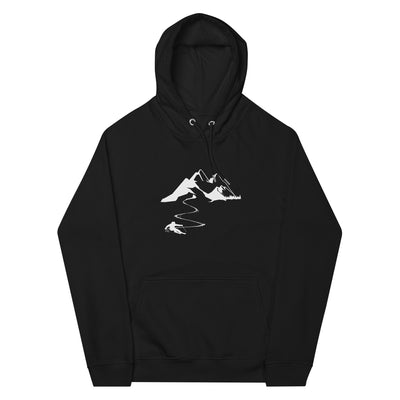 Skisüchtig - Unisex Premium Organic Hoodie ski Schwarz