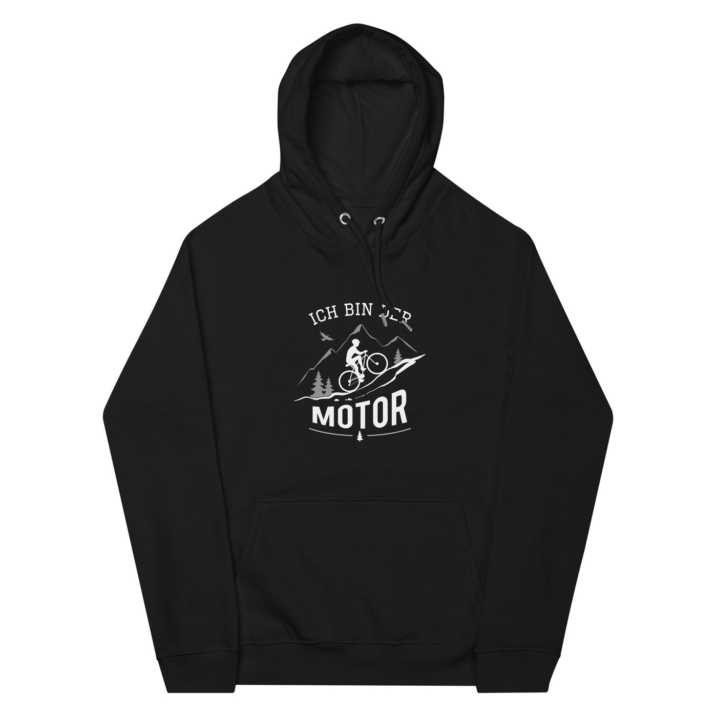 Ich bin der Motor - Unisex Premium Organic Hoodie mountainbike Schwarz