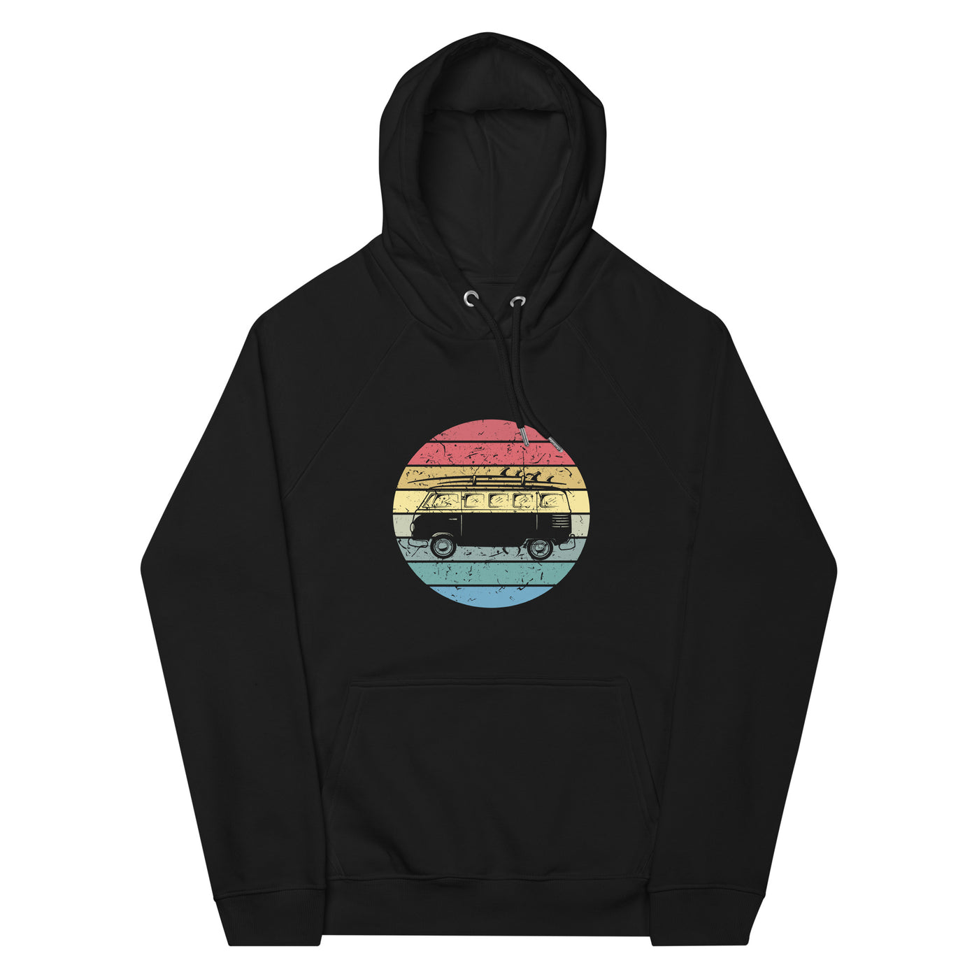 Camping Vintage - Unisex Premium Organic Hoodie camping Schwarz