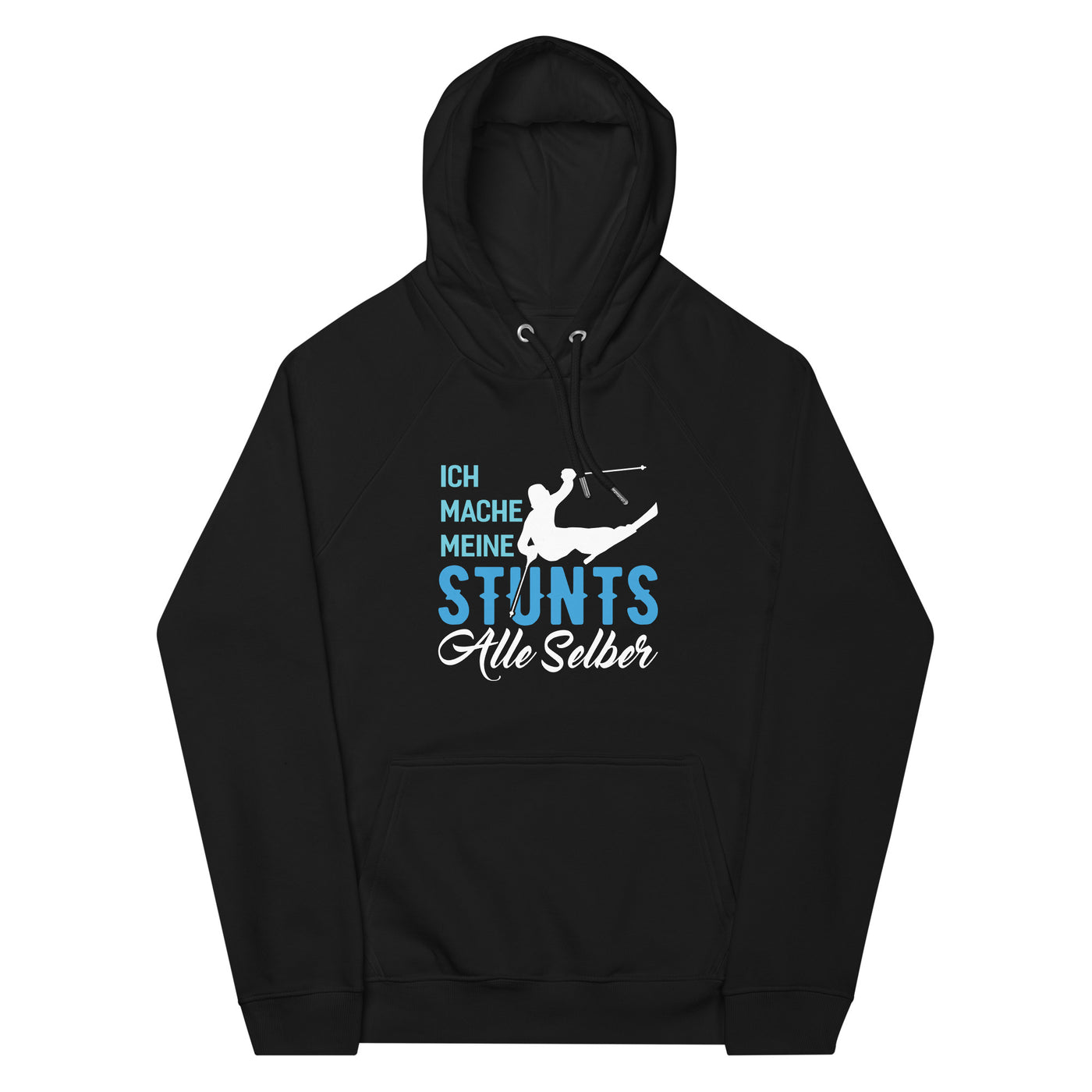 Ich mache meine Stunts alle selber - (S.K) - Unisex Premium Organic Hoodie klettern xxx yyy zzz Black