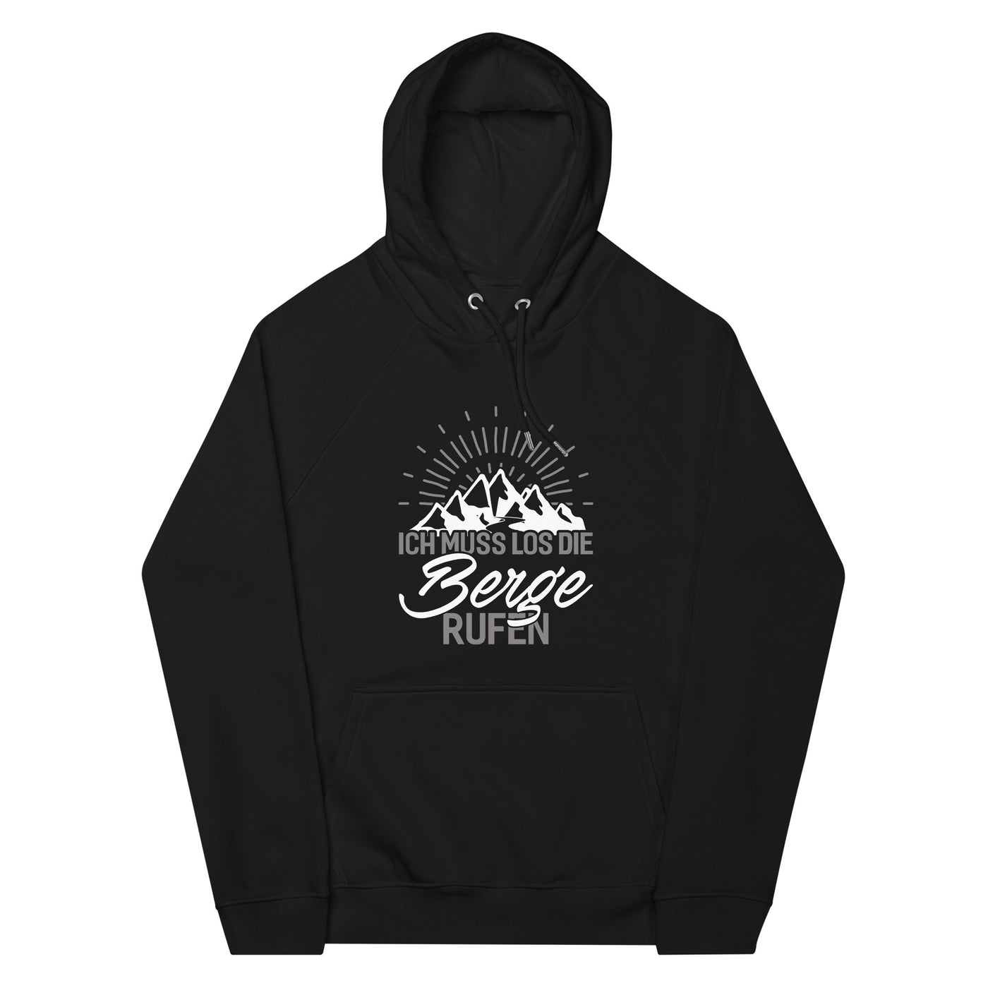 Ich muss los die Berge rufen - Unisex Premium Organic Hoodie berge wandern xxx yyy zzz Black