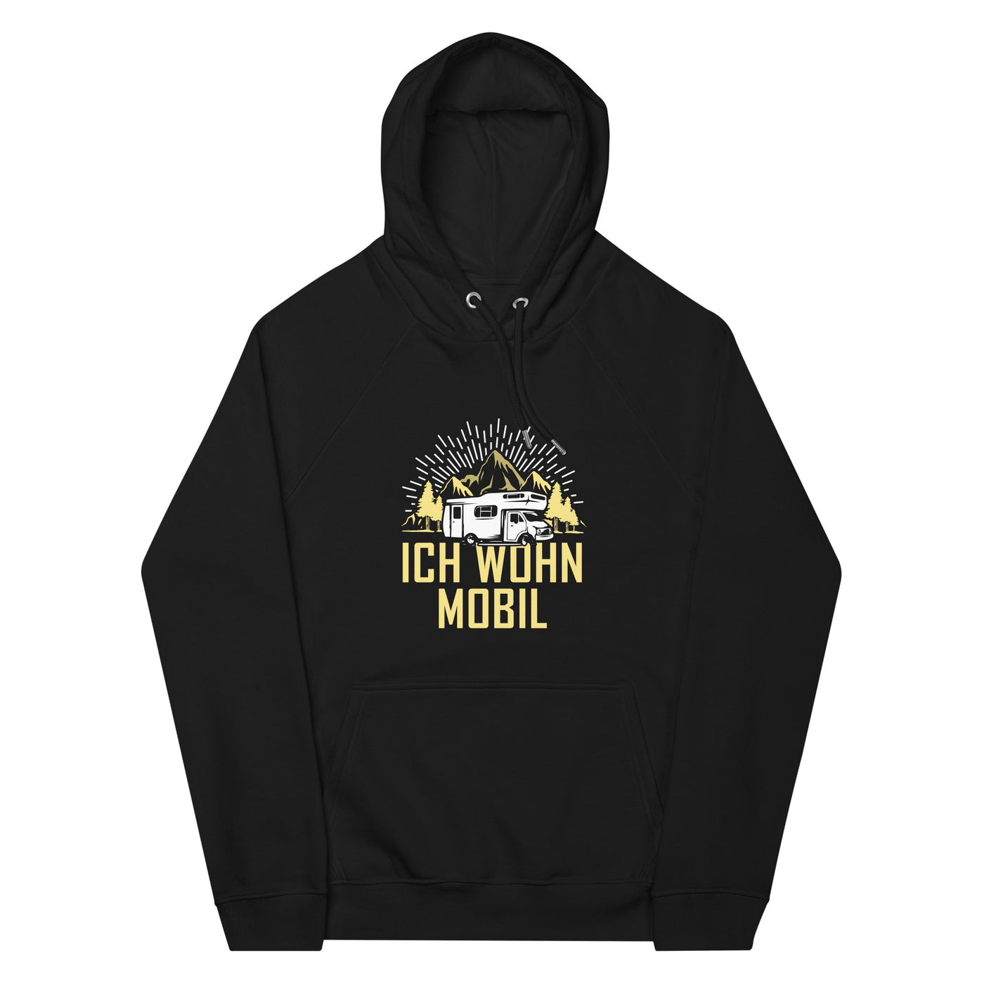 Ich wohn mobil - Unisex Premium Organic Hoodie camping xxx yyy zzz Black