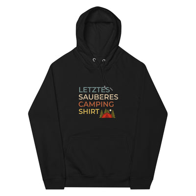 Letztes sauberes Camping Shirt - Unisex Premium Organic Hoodie camping xxx yyy zzz Black