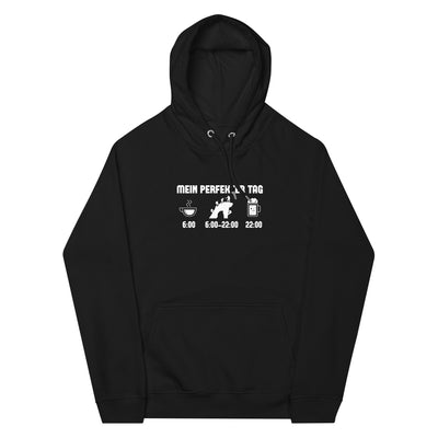 Mein Perfekter Tag - Unisex Premium Organic Hoodie klettern xxx yyy zzz Black