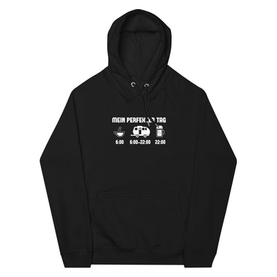 Mein Perfekter Tag 2 - Unisex Premium Organic Hoodie camping xxx yyy zzz Black