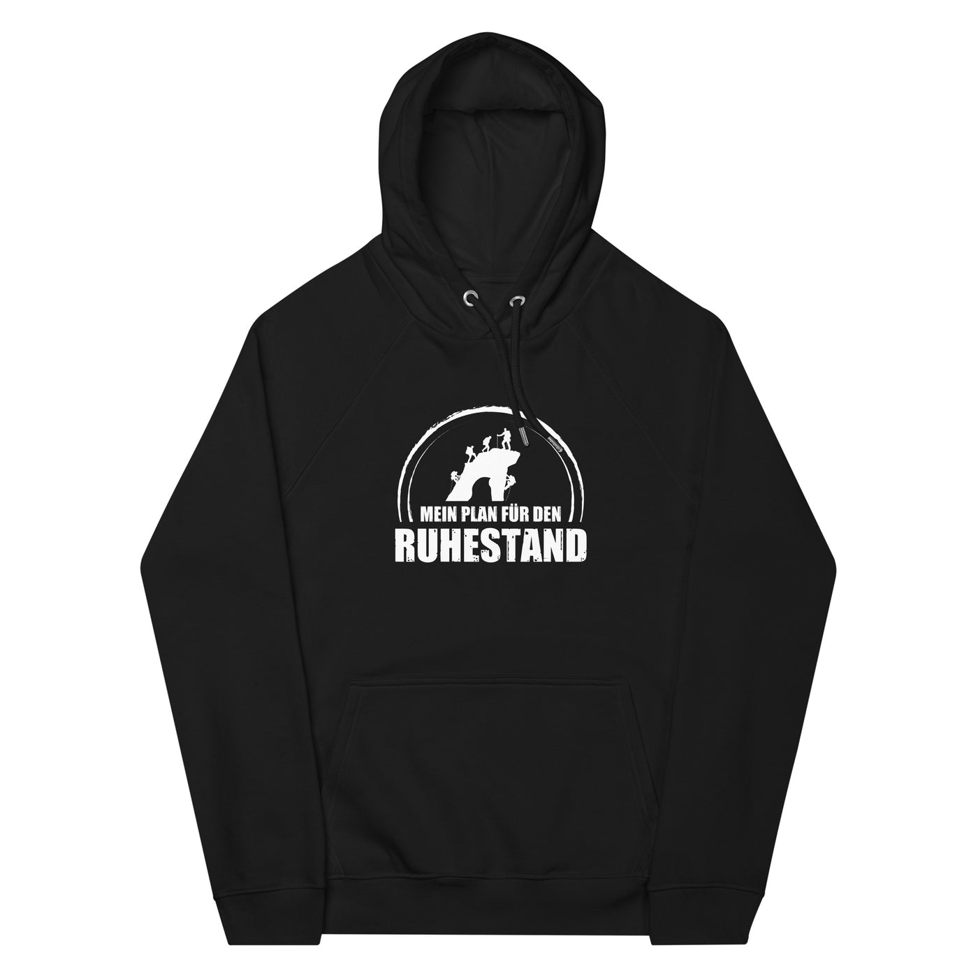 Mein Plan Fur Den Ruhestand - Unisex Premium Organic Hoodie klettern xxx yyy zzz Black