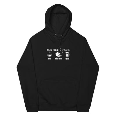 Mein Plan Für Heute - Unisex Premium Organic Hoodie snowboarden xxx yyy zzz Black