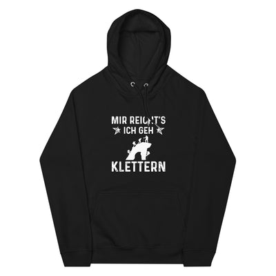 Mir Reicht's Ich Gen Klettern - Unisex Premium Organic Hoodie klettern xxx yyy zzz Black