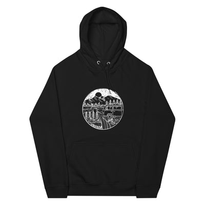 Berge - Camping Van - Unisex Premium Organic Hoodie camping xxx yyy zzz Black