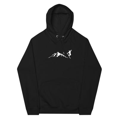 Berge - Skifahren - (14) - Unisex Premium Organic Hoodie klettern ski xxx yyy zzz Black