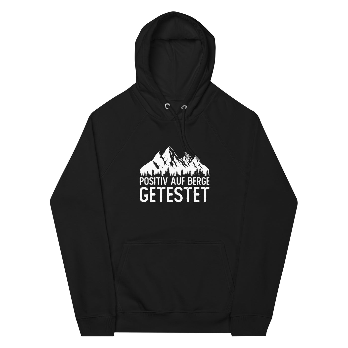 Positiv auf Berge getestet - Unisex Premium Organic Hoodie berge xxx yyy zzz Black