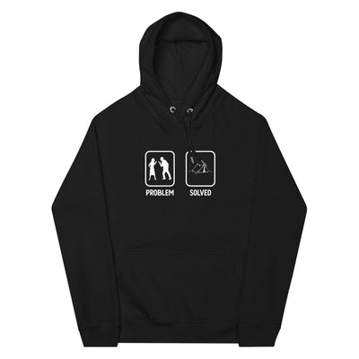 Problem Solved - Camping Tent - Unisex Premium Organic Hoodie camping xxx yyy zzz Black