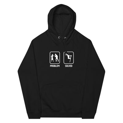 Problem Solved - Mann Skifahren - Unisex Premium Organic Hoodie klettern ski xxx yyy zzz Black