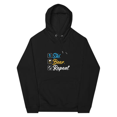 Ski. Bär. Repeat. - (S.K) - Unisex Premium Organic Hoodie klettern xxx yyy zzz Black