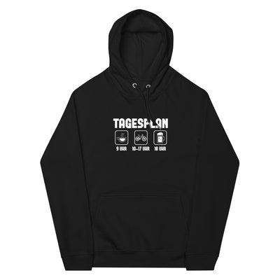 Tagesplan - Unisex Premium Organic Hoodie e-bike xxx yyy zzz Black