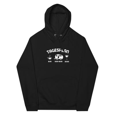 Tagesplan 2 - Unisex Premium Organic Hoodie camping xxx yyy zzz Black