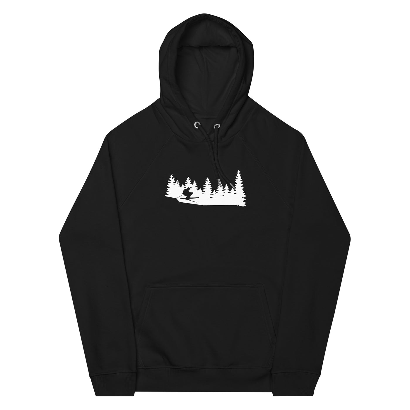 Bäume - Skifahren - Unisex Premium Organic Hoodie klettern ski xxx yyy zzz Black