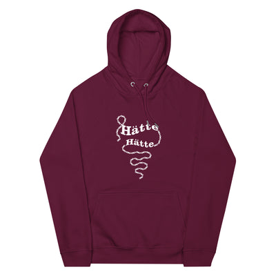 Hätte Hätte Fahrradkette - Unisex Premium Organic Hoodie fahrrad mountainbike Weinrot