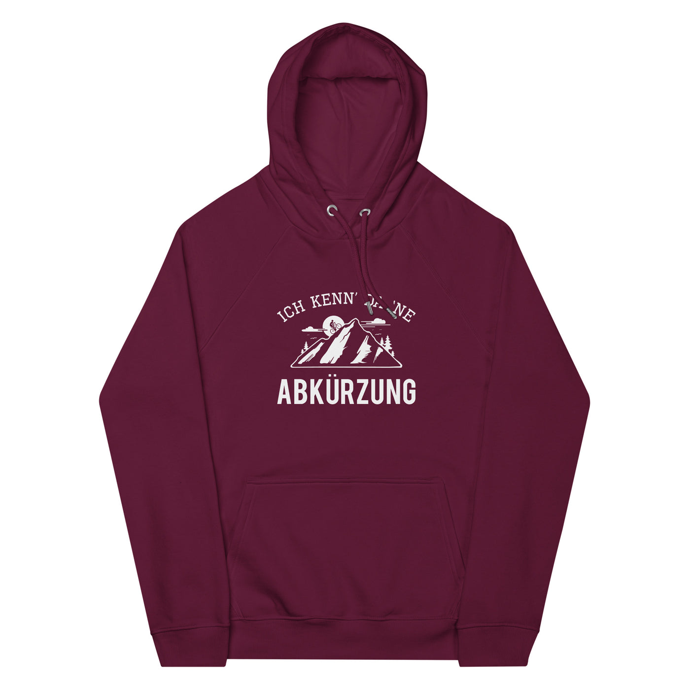 Ich kenn da ne Abkürzung - (M) - Unisex Premium Organic Hoodie xxx yyy zzz Burgundy