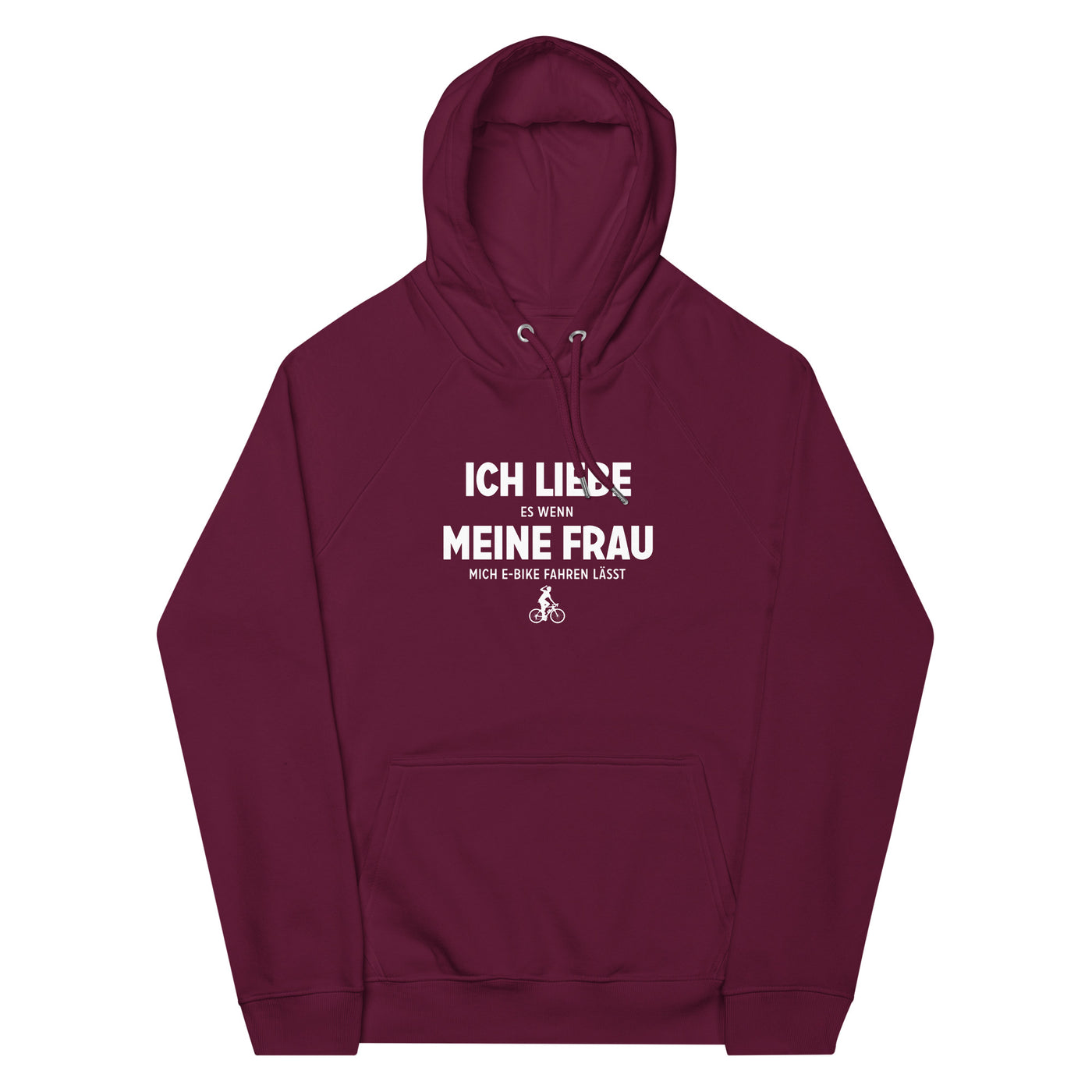 Ich Liebe Es Wenn Meine Frau Mich E-Bike Fahren Lasst - Unisex Premium Organic Hoodie e-bike xxx yyy zzz Burgundy